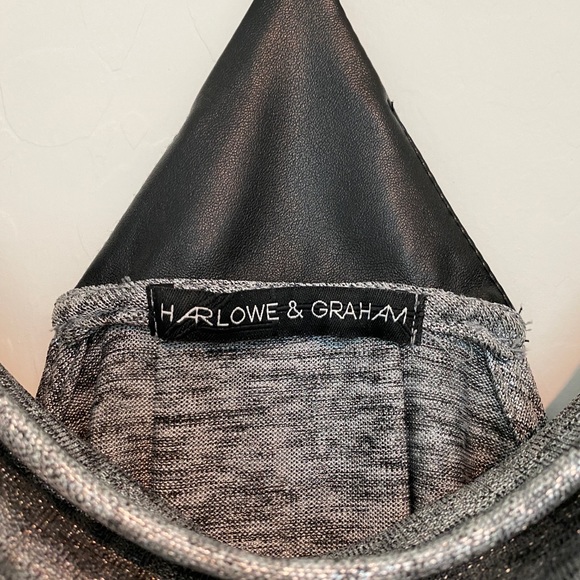 Harlowe and Graham Metallic Tank Blouse XS - Picture 2 of 5